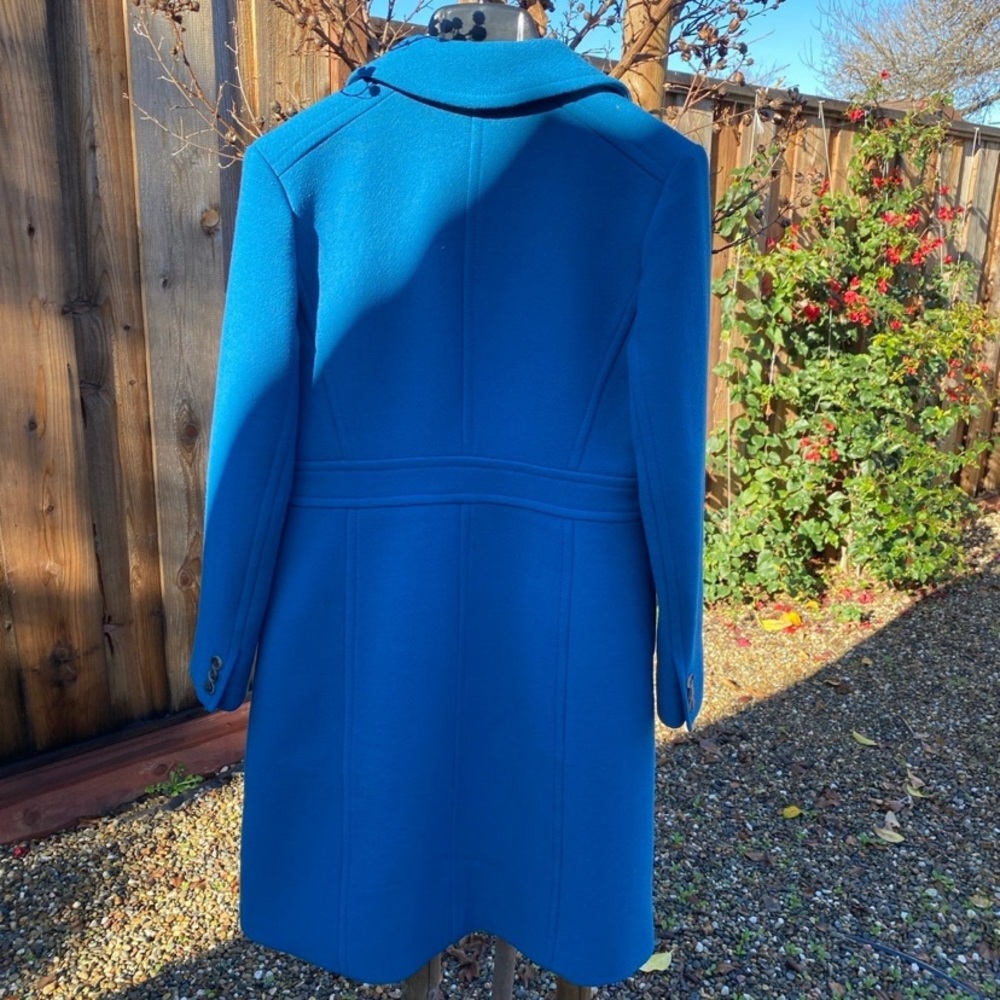 JCREW Lady day coat 4P Color Matisse blue - Picture 7 of 10